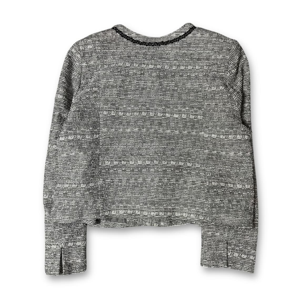 JPN 실버 트위드 자켓 상품이미지2