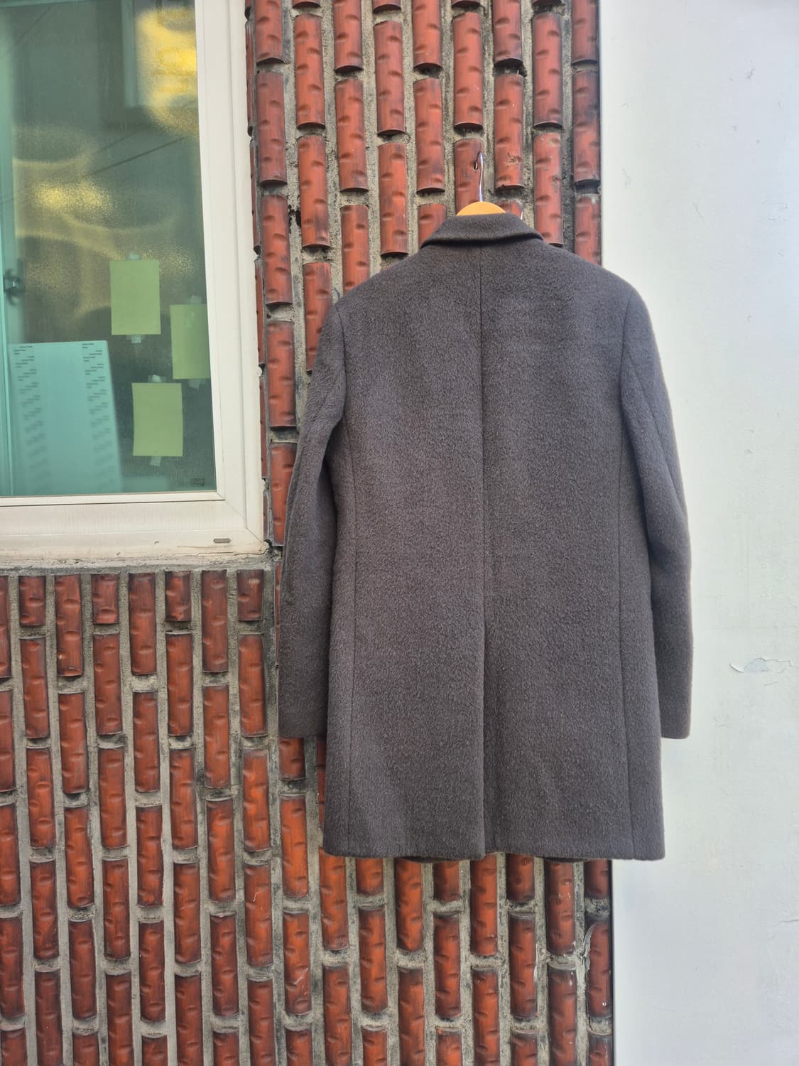 시스템 라마 울 혼방 코트 105사이즈 상품이미지2