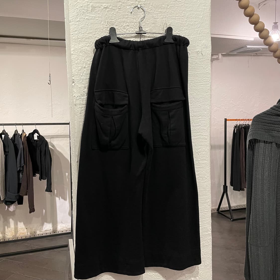 요지야마모토 크롭 와이드 팬츠 상품이미지1