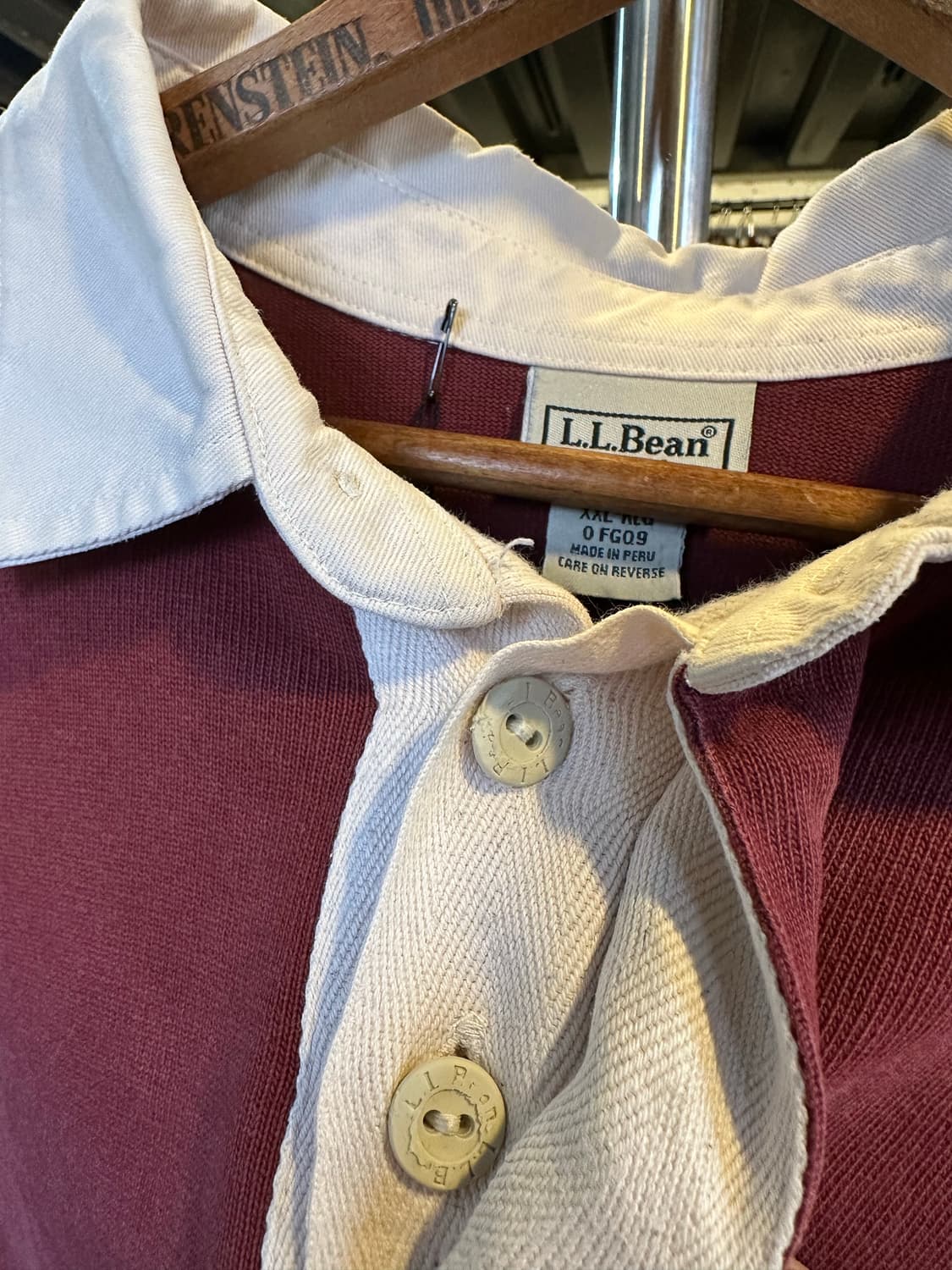 엘엘빈 럭비셔츠 럭비티셔츠 상품이미지5