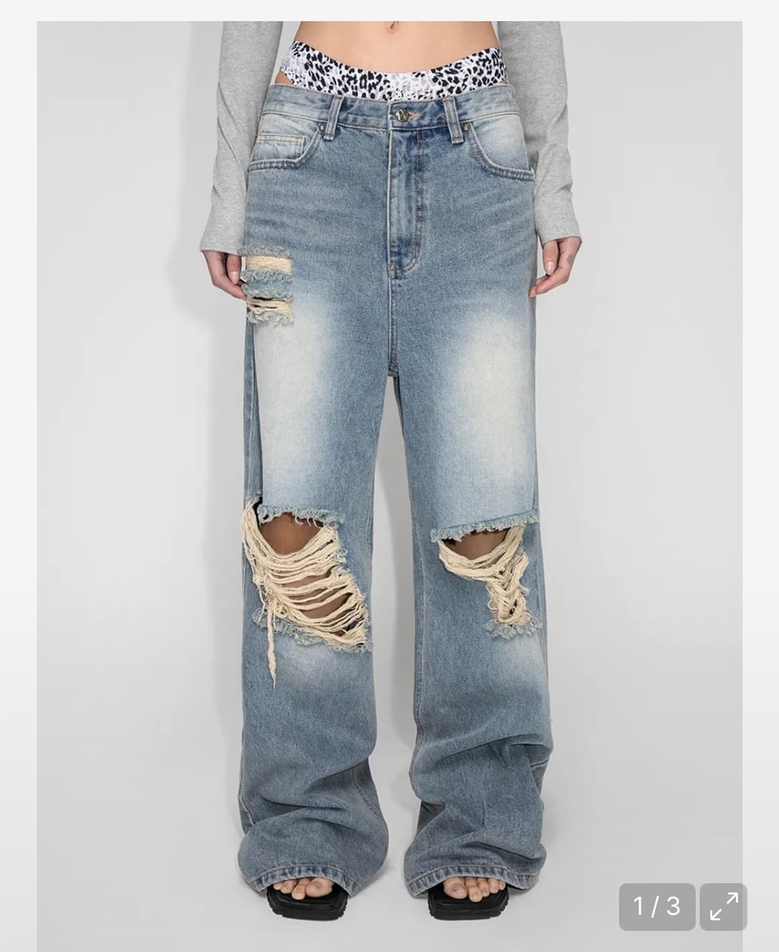 yeel 와이이이엘 데님 팬츠 상품이미지1