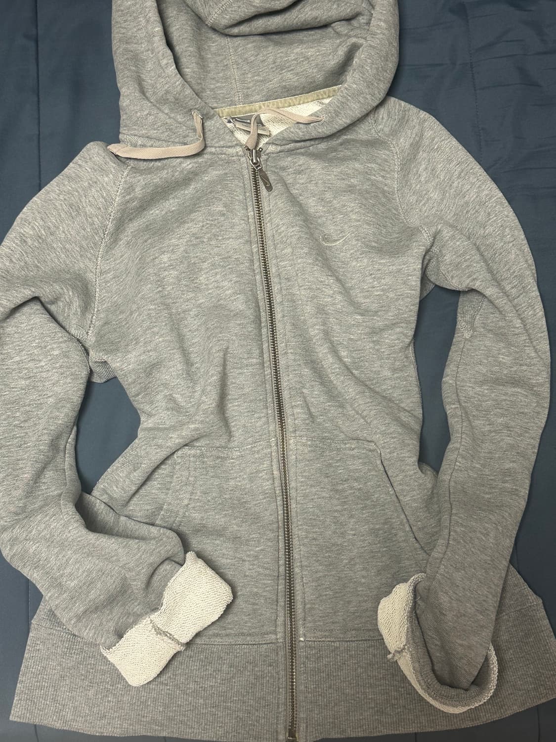 나이키 슬림핏 루즈핏 회색 후드집업 빈티지 상품이미지1