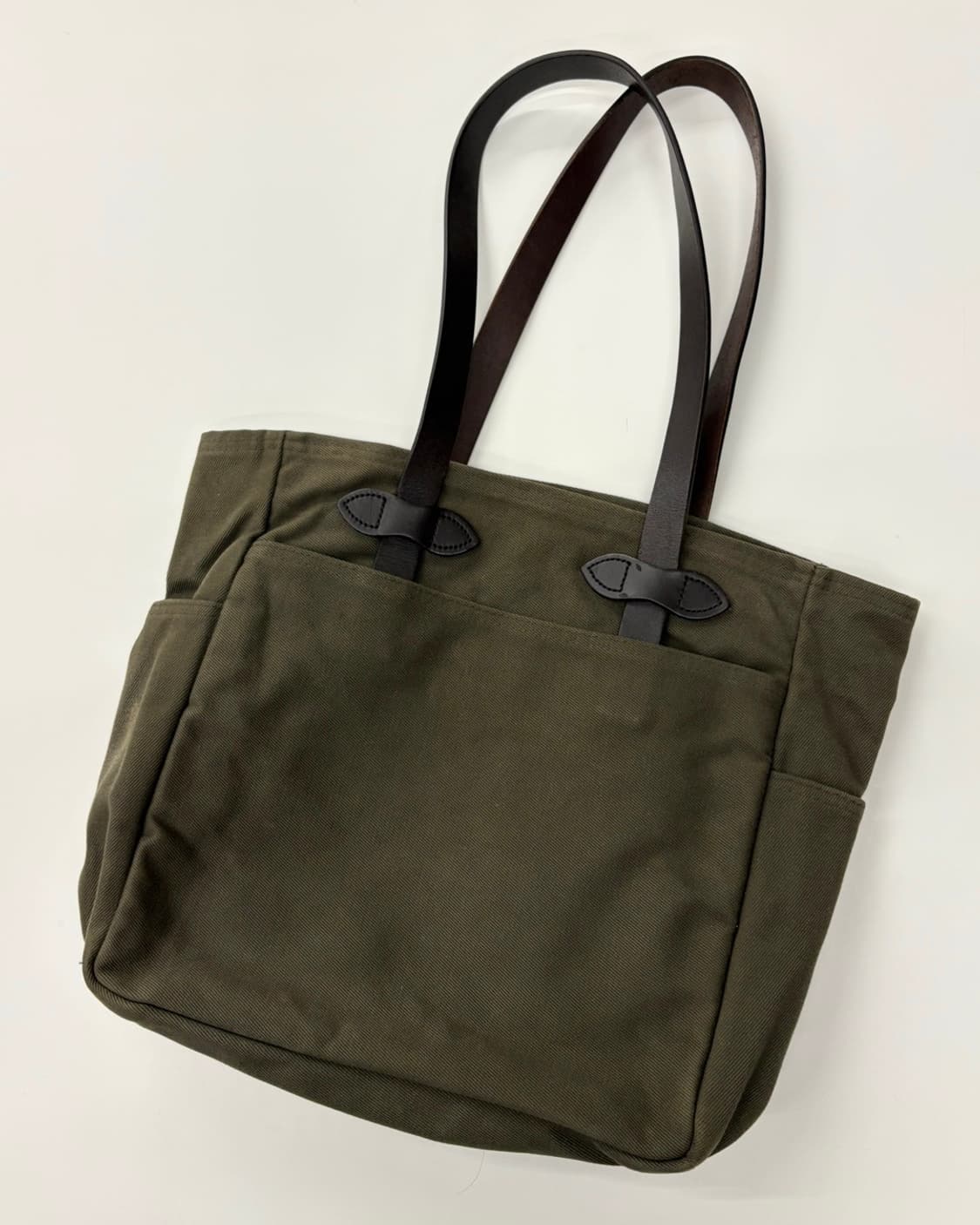 Filson 필슨 카키컬러 캔버스 토트백 상품이미지2