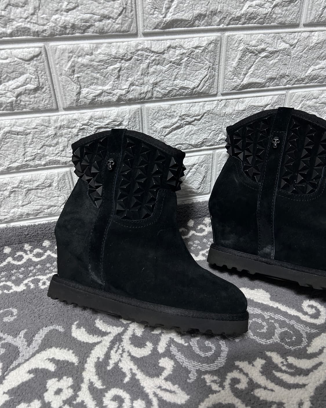 Ash 아쉬 스터드 웨지힐 스웨이드 부츠 상품이미지2