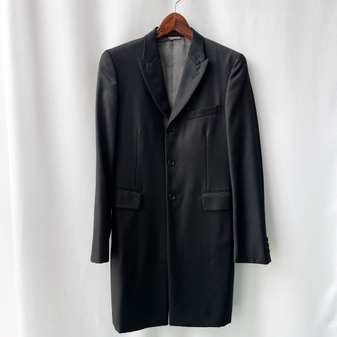 꼼데가르송 옴므 플러스 아카이브 08AW Lies 패치 롱 자켓 SS 상품이미지2