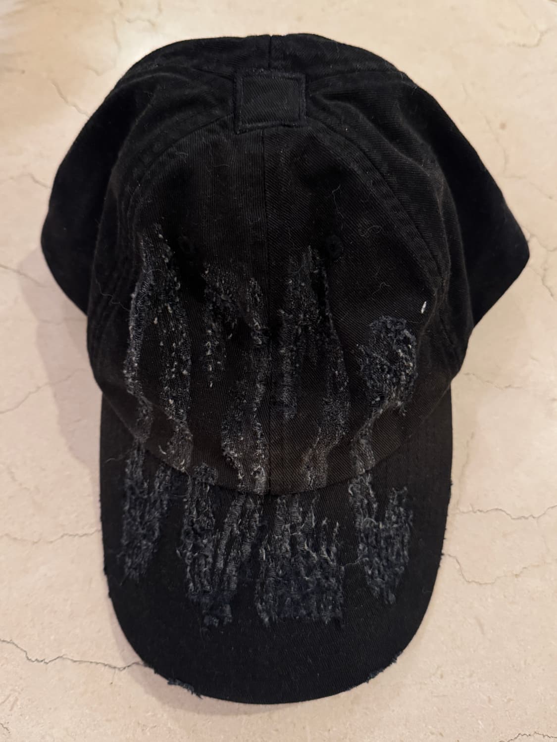 032c 크라이시스 캡 워시드 블랙 상품이미지1