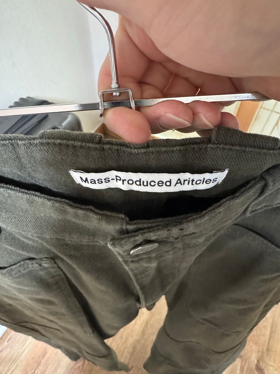 플라스틱프로덕트 MPa 웨이브 지퍼 팬츠 브라운 s사이즈 상품이미지3