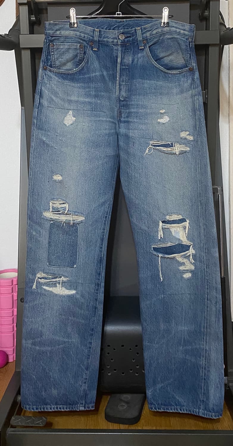 [32x32] 리바이스 LVC 1955 501 sutro 셀비지 데님진 상품이미지5