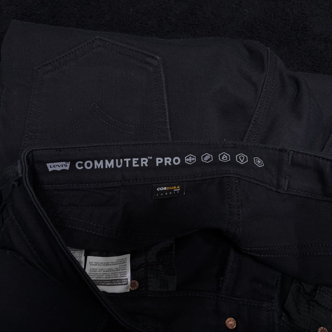 32 리바이스 프리미엄 커뮤터프로 코듀라 블랙진 상품이미지4