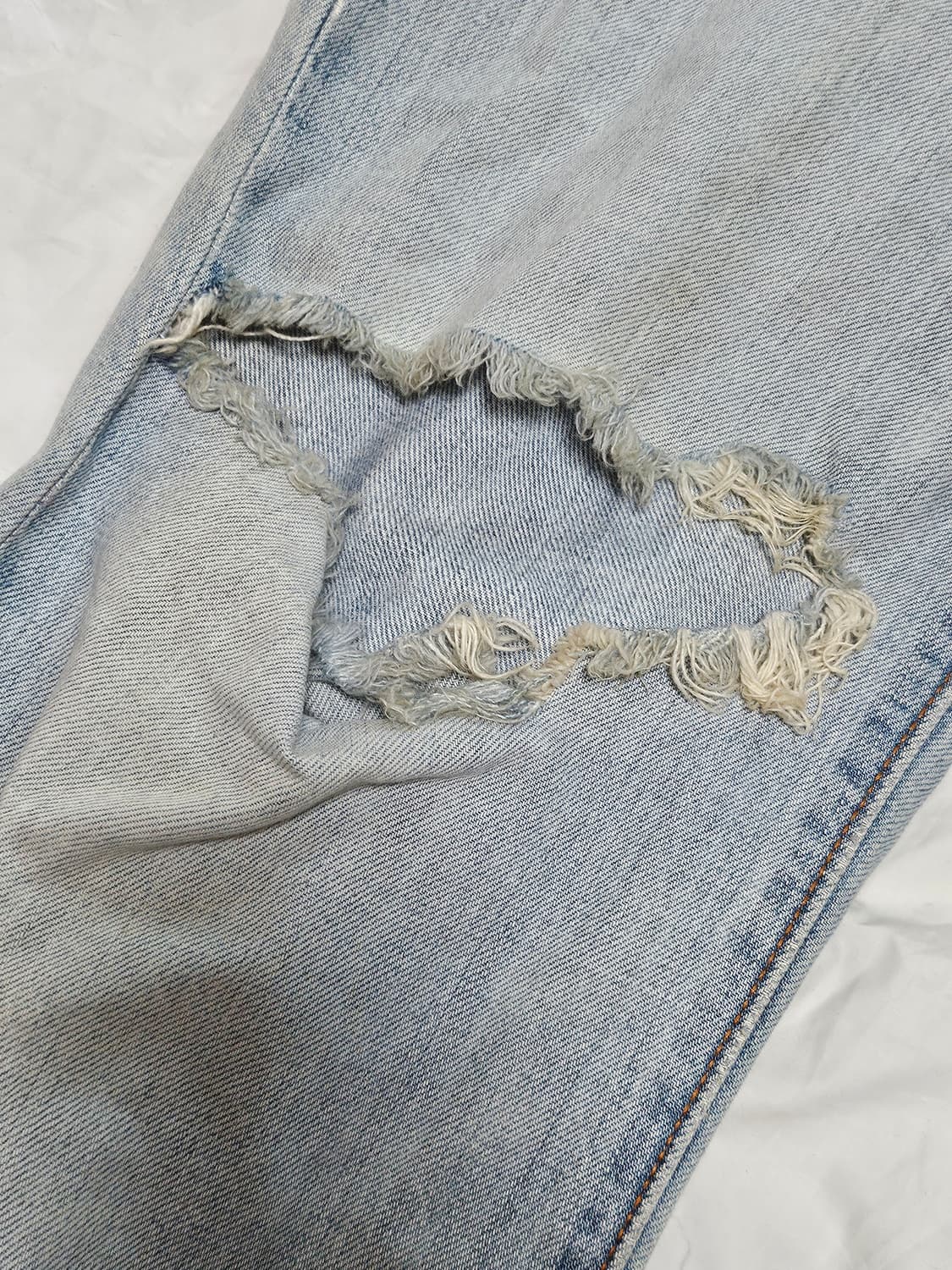 리바이스 쿠퍼스 데미지 워싱 데님 팬츠 28-29 상품이미지4