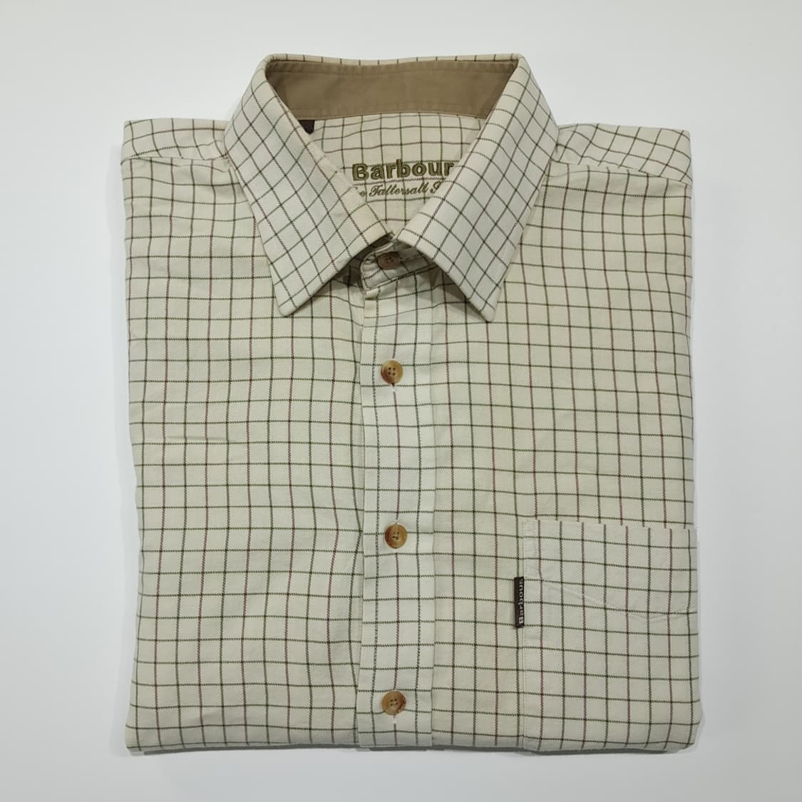 CK012 L 바버 00s 클래식 스몰체크 셔츠 남방 상품이미지7