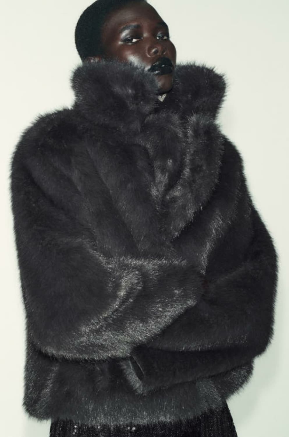 자라 리버시블 무스탕 6328/276 L 상품이미지3