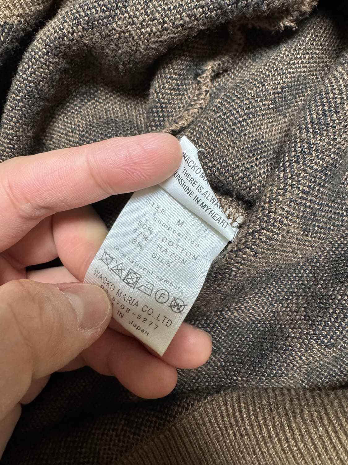 [M] 와코마리아 레오파드 폴로 니트 상품이미지4