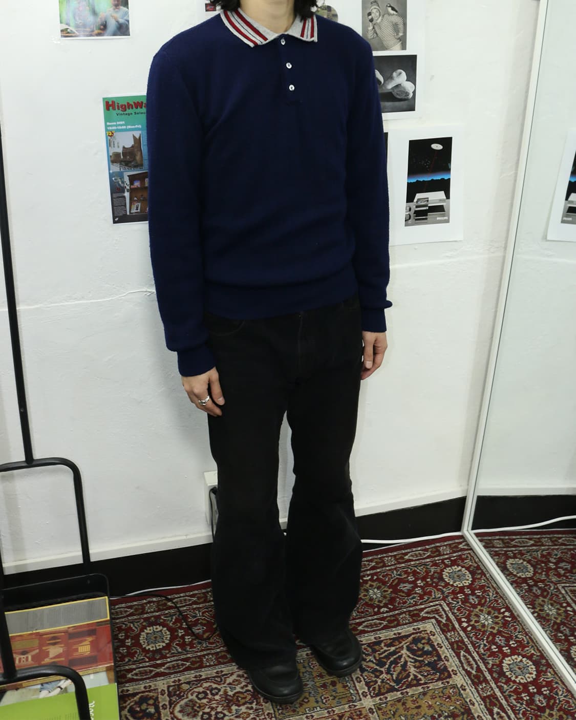 빈티지 폴로 니트 럭비 셔츠 상품이미지4