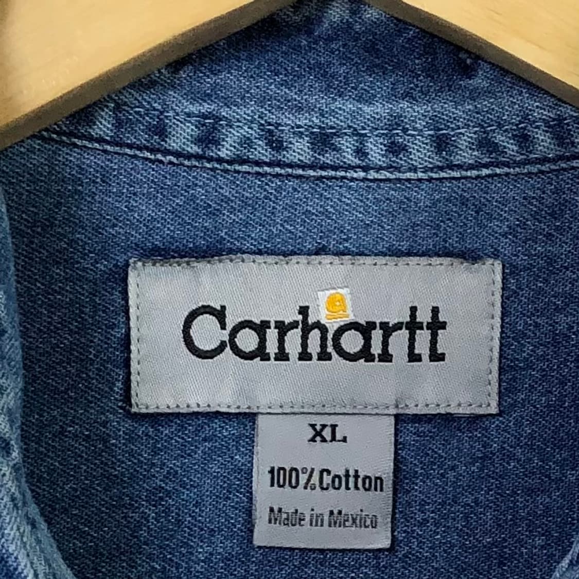 XL 칼하트 데님 셔츠 상품이미지3