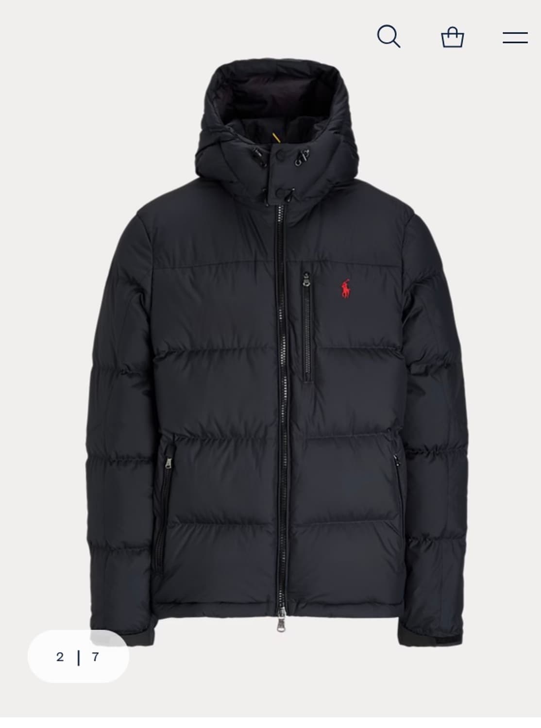 저번주 일요일 신세계 백화점에서 산 폴로패딩 팔아요 상품이미지1