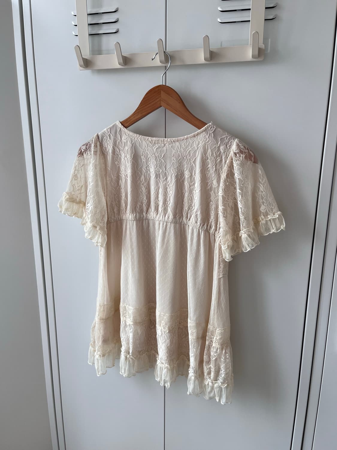 엑시즈팜 axes femme 장미 레이스 블라우스 상품이미지8