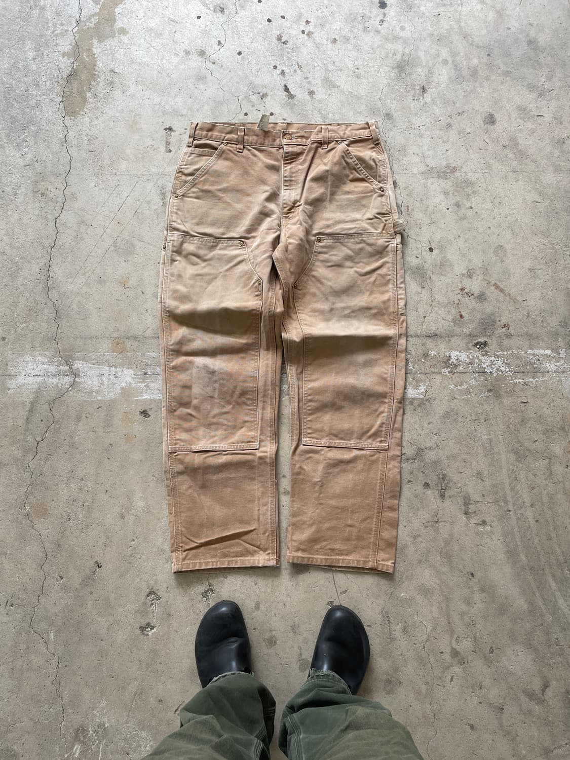 Carhartt double knee B01 BRN 상품이미지2