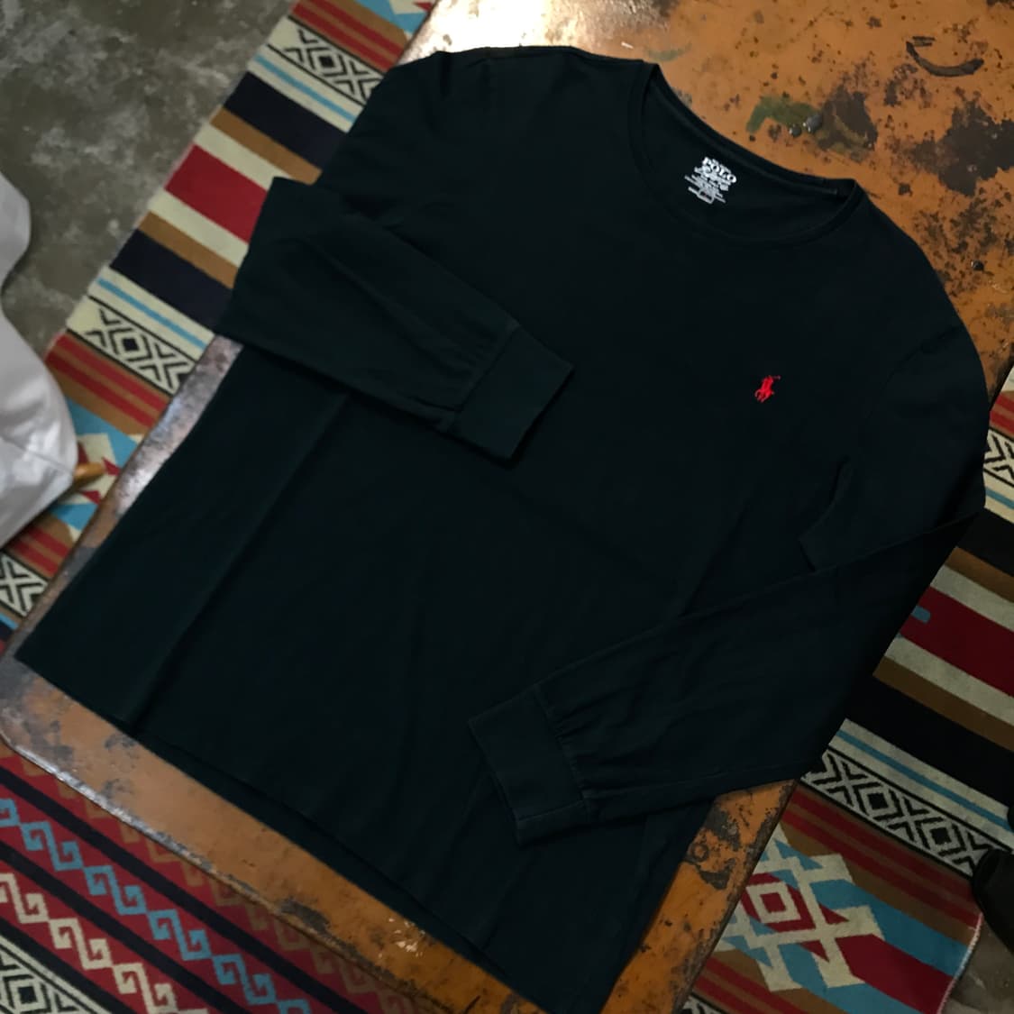 폴로랄프로렌 블랙 롱 슬리브 쭉티 남성 105 사이즈  상품이미지2