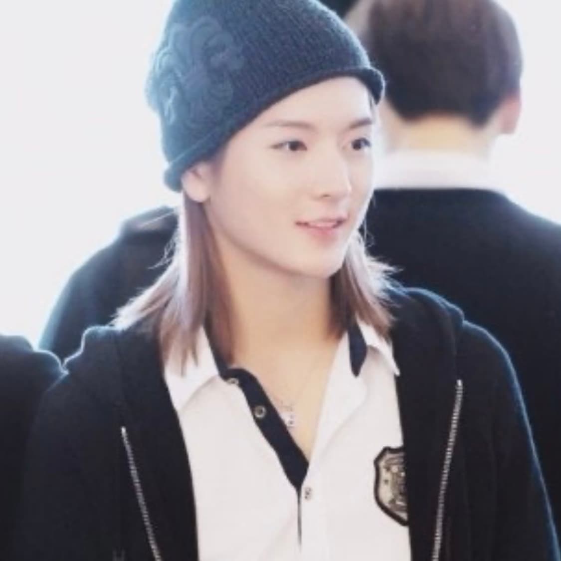 [S+급/OS] 크롬하츠 플레어 레더패치 캐시미어 비니 상품이미지7