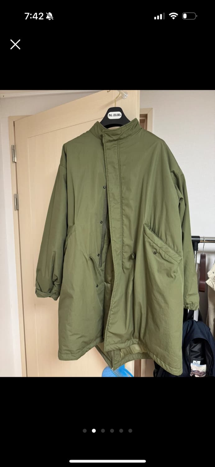 파르티멘토 3M 신슐레이트 코트 M 올리브 상품이미지2