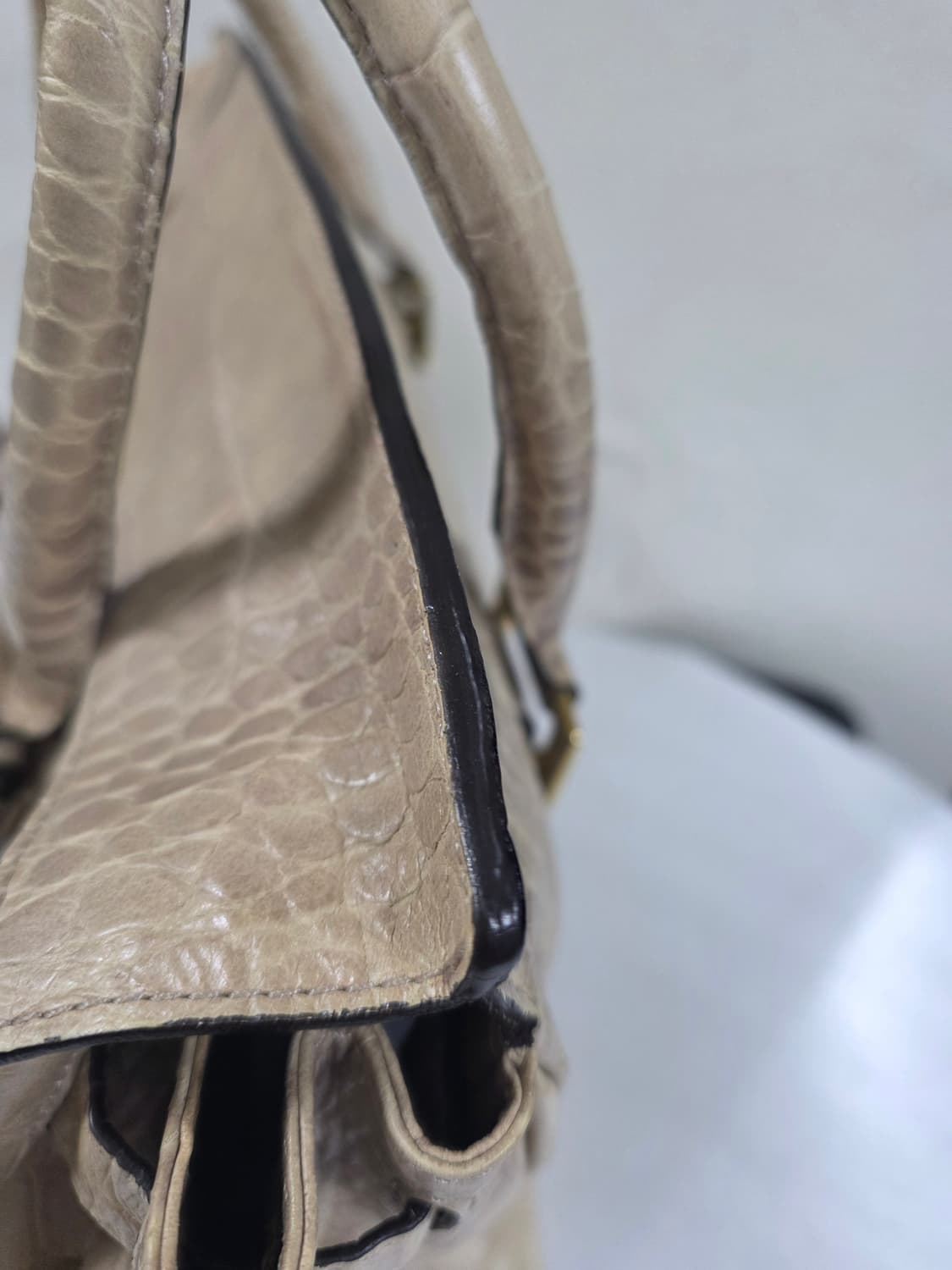 타임 베이지 오데오콜롬보스타일 토트백 상품이미지8