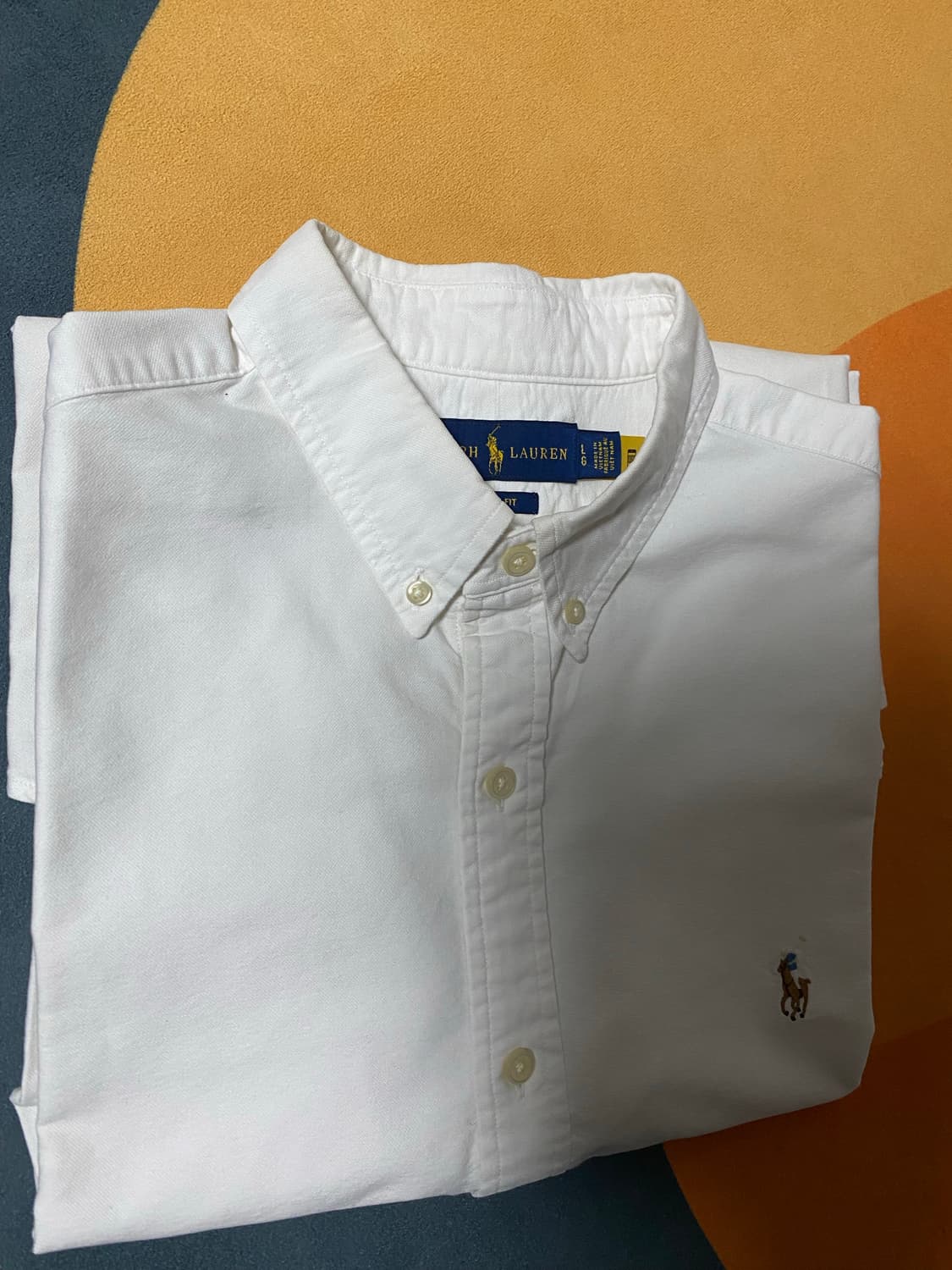 급처, 폴로 최신형QR택 옥스포드 화이트 셔츠 상품이미지9