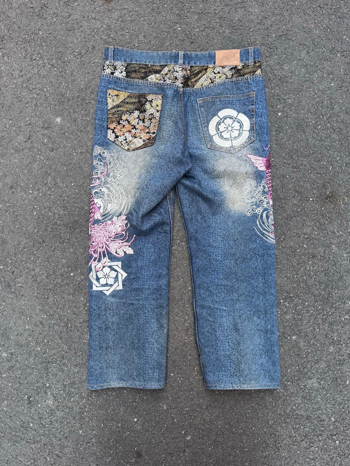 BUKKIR ABOU 오리엔탈 스네이크스킨 코이 데님팬츠  상품이미지3