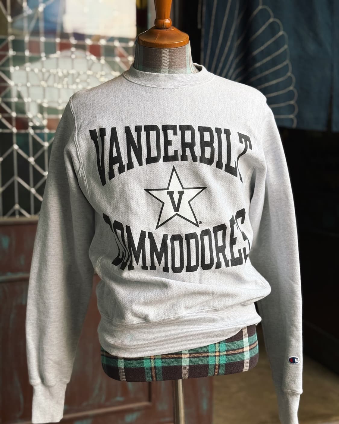 00's 챔피온 리버스위브 밴더빌트 코모도스 스웻셔츠 XS 상품이미지6