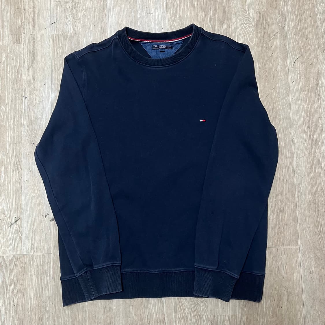 타미힐피거 Tommy Hilfiger 자수 로고 맨투맨 L(100) 상품이미지1