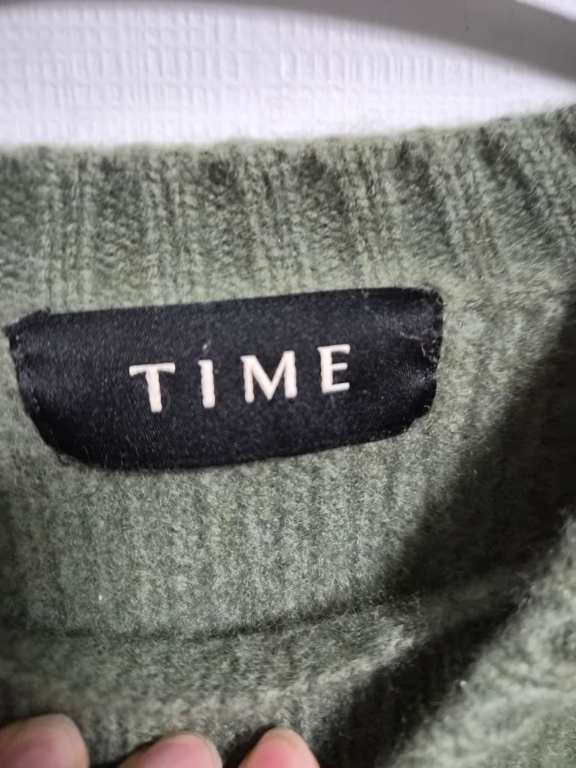 한섬 타임옴므 올리브 니트  상품이미지2