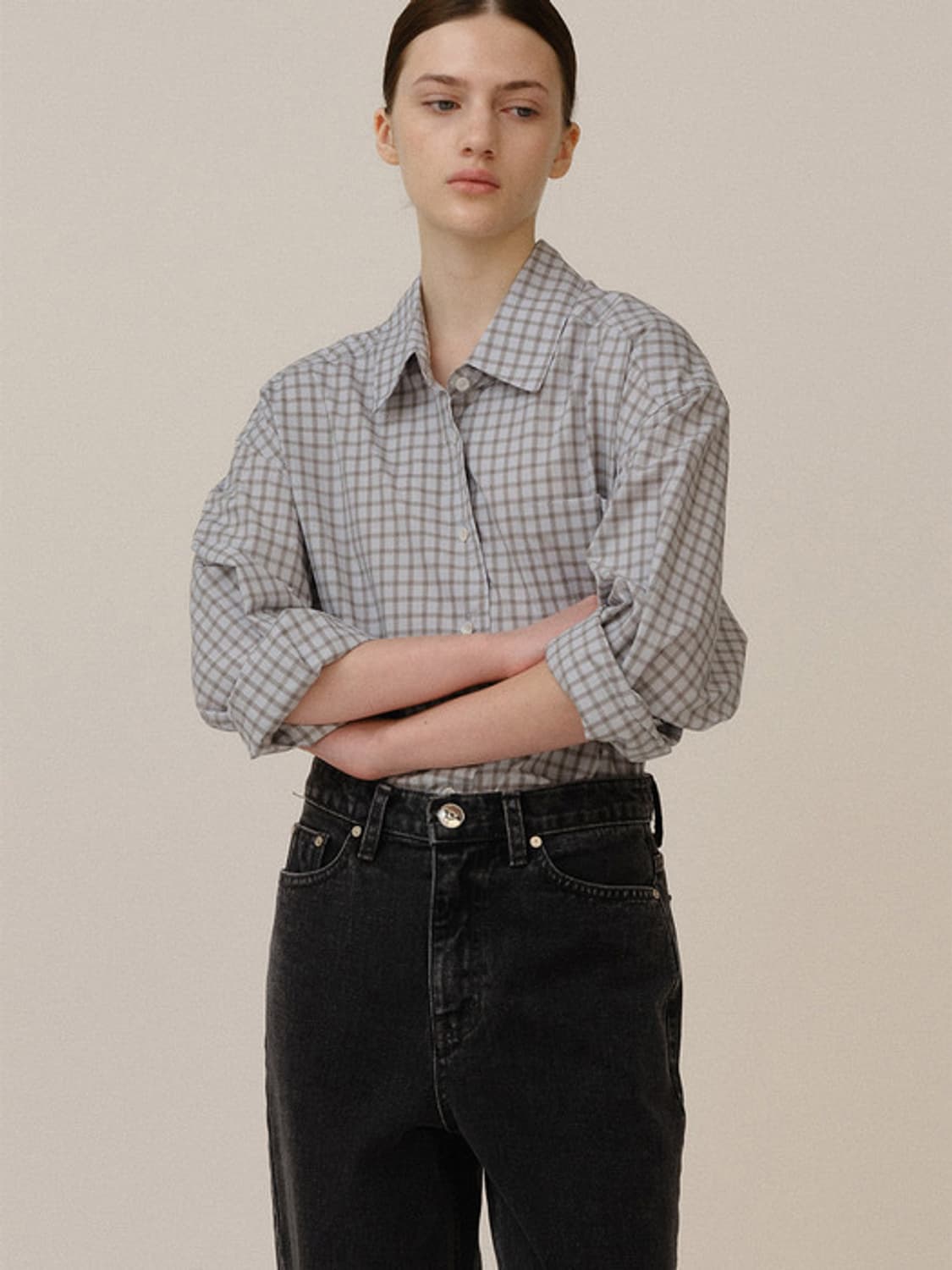 킨더살몬 Hans Shirt Blue 상품이미지1