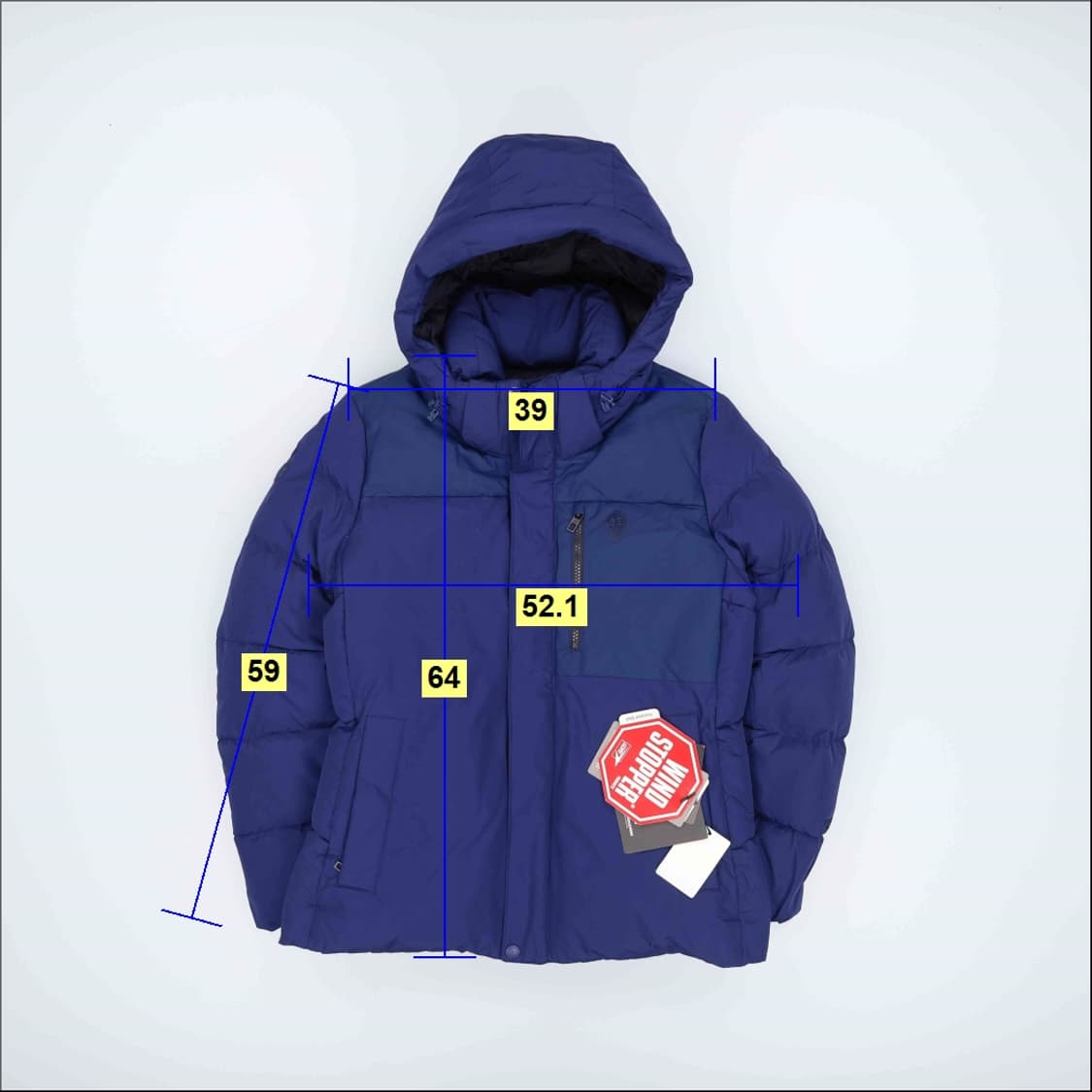 95 새상품 코오롱 네오헤스티아 구스다운 패딩 자켓 4186 상품이미지9