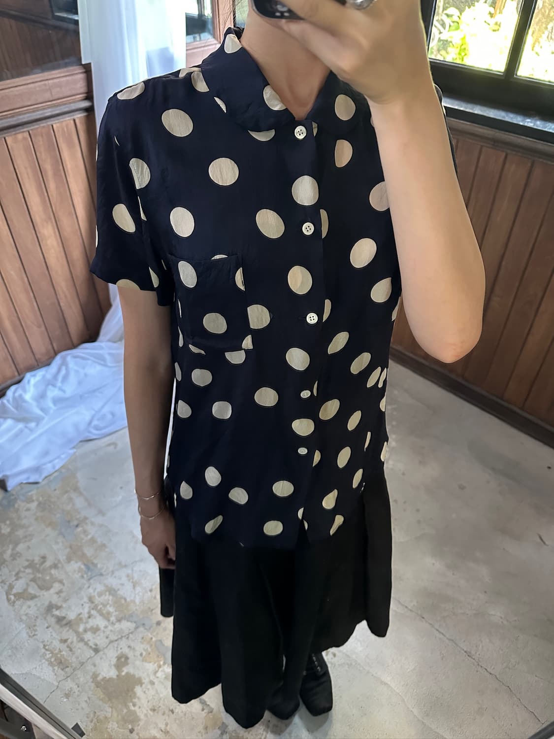 COMME DES GARCONS dots blouse 상품이미지2
