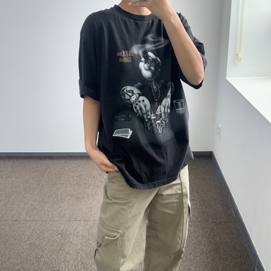 Michael 00s 뽀바이 블랙 반팔  상품이미지2