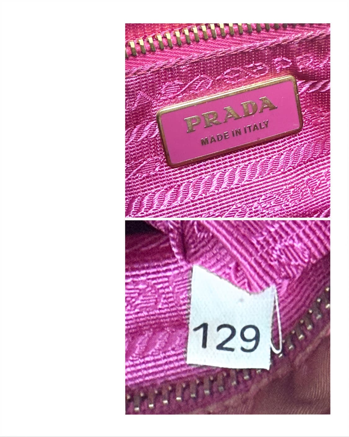 프라다 베네치아 캔버스 & 레더 미니백 상품이미지10