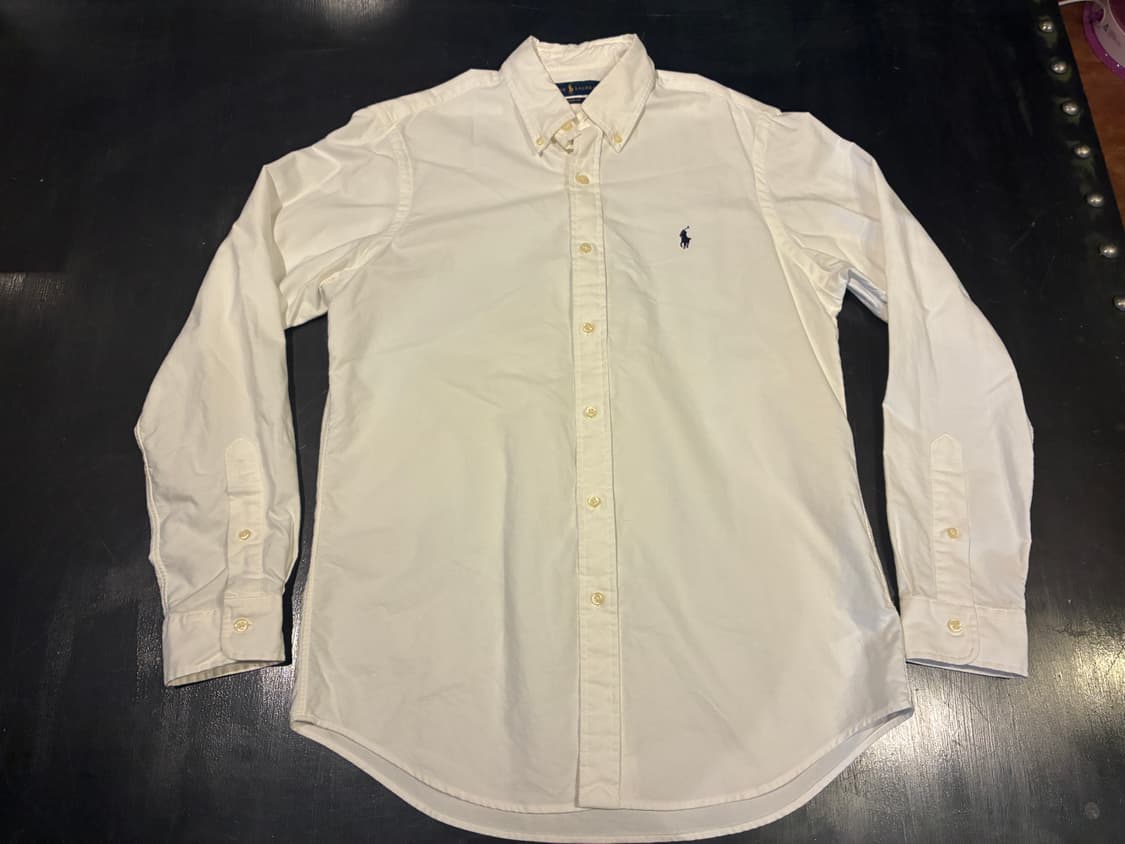 M) 폴로 랄프로렌 옥스포드 셔츠 화이트 상품이미지1