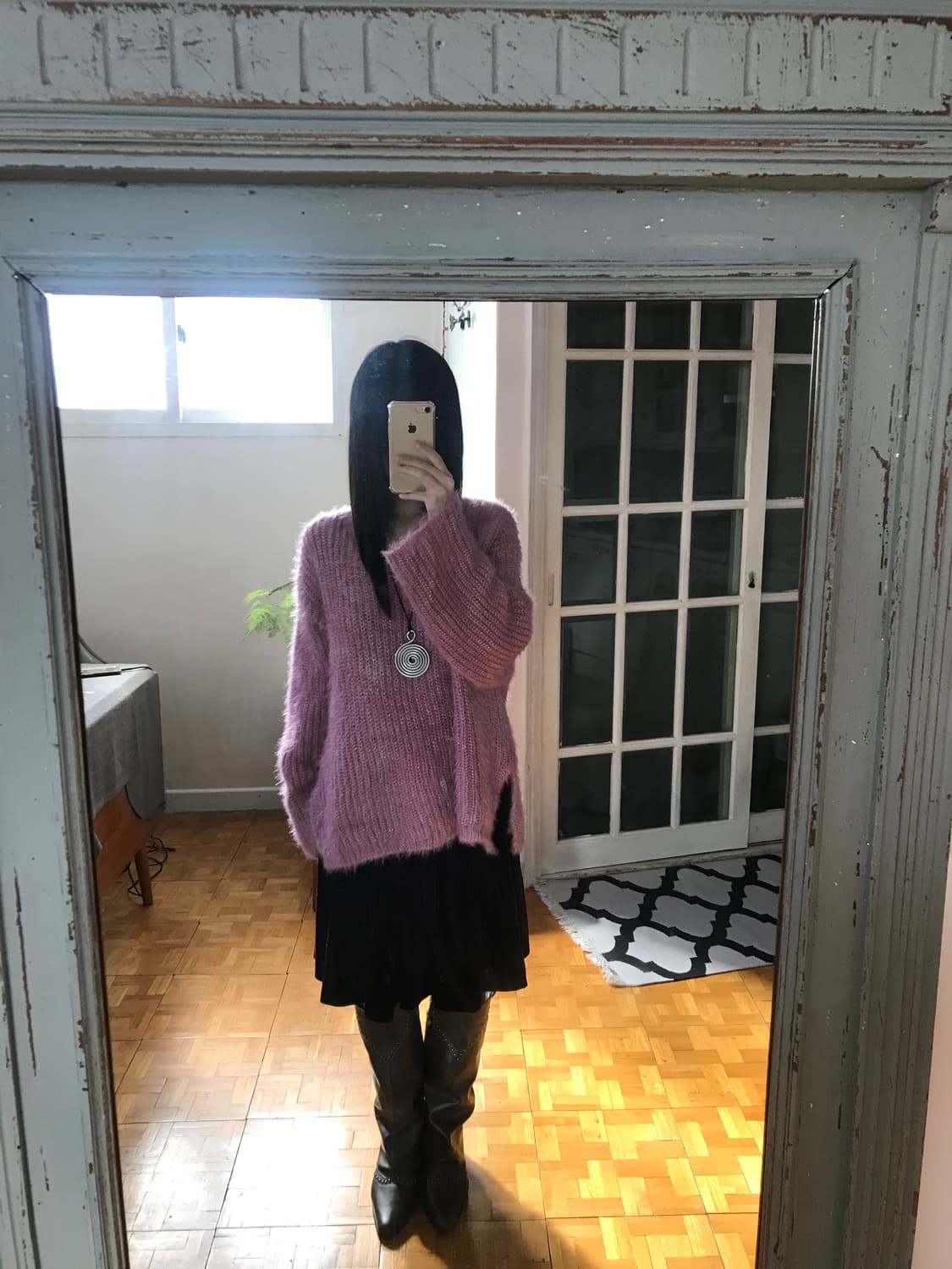 vintage pink knit 상품이미지2