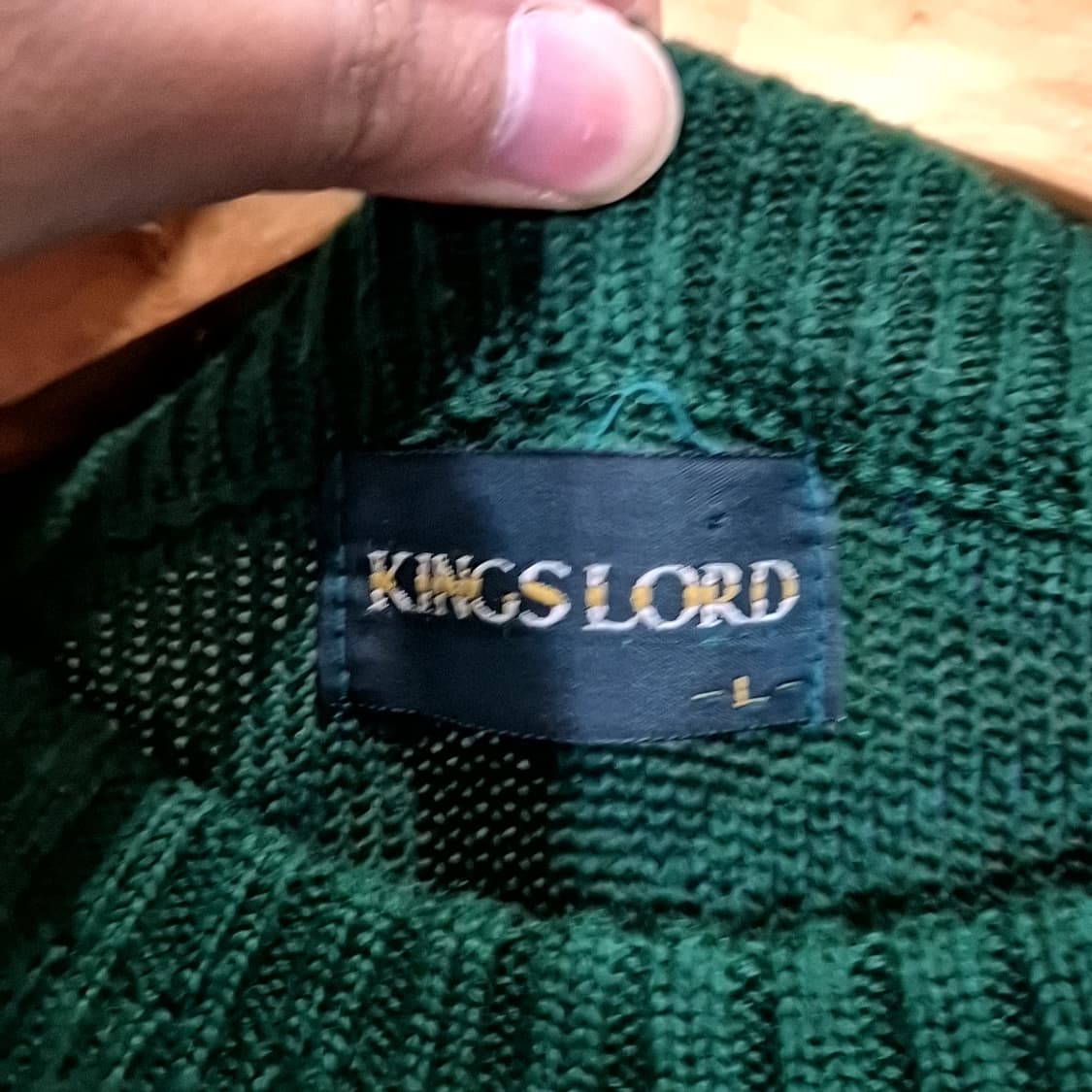 KingsLoad 킹스로드 케이블패턴 니트 상품이미지3