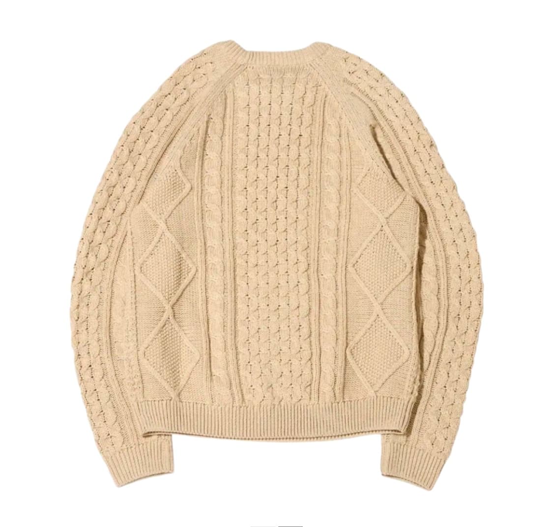 나이키 케이블 니트 롱슬리브 스웨터 라탄 - 아시아 상품이미지2
