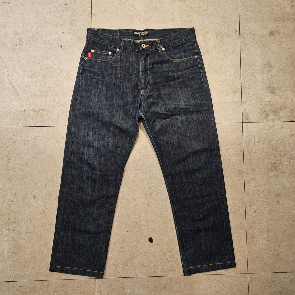 34inch 스투시 중청 데님팬츠 상품이미지3