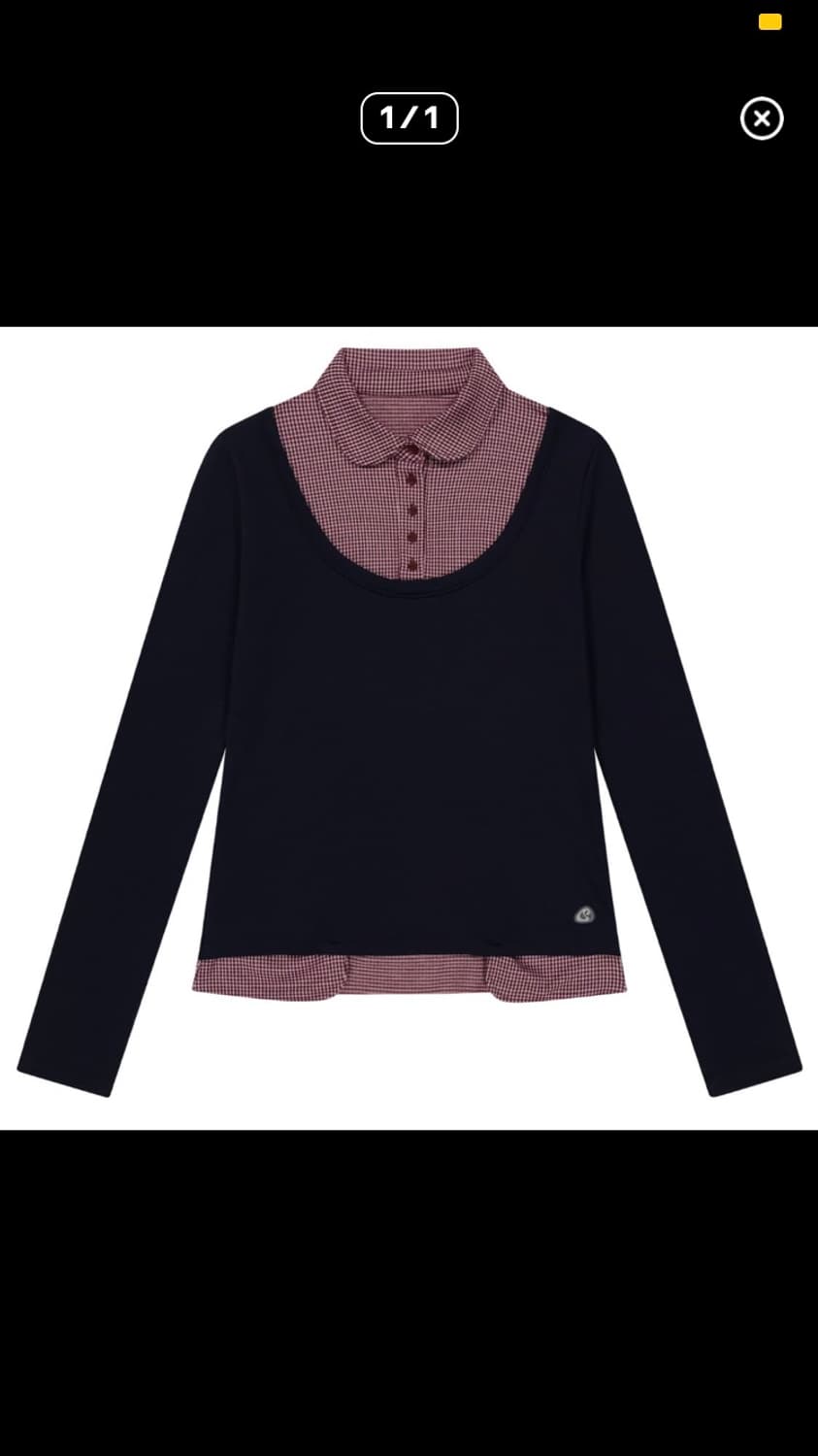 코이세이오 리버시블 네이비 체크 셔츠 상품이미지1