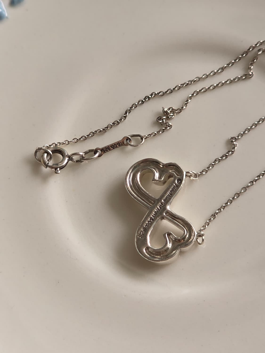 티파니앤코 팔로마 피카소 더블하트 인피니티 목걸이 상품이미지5