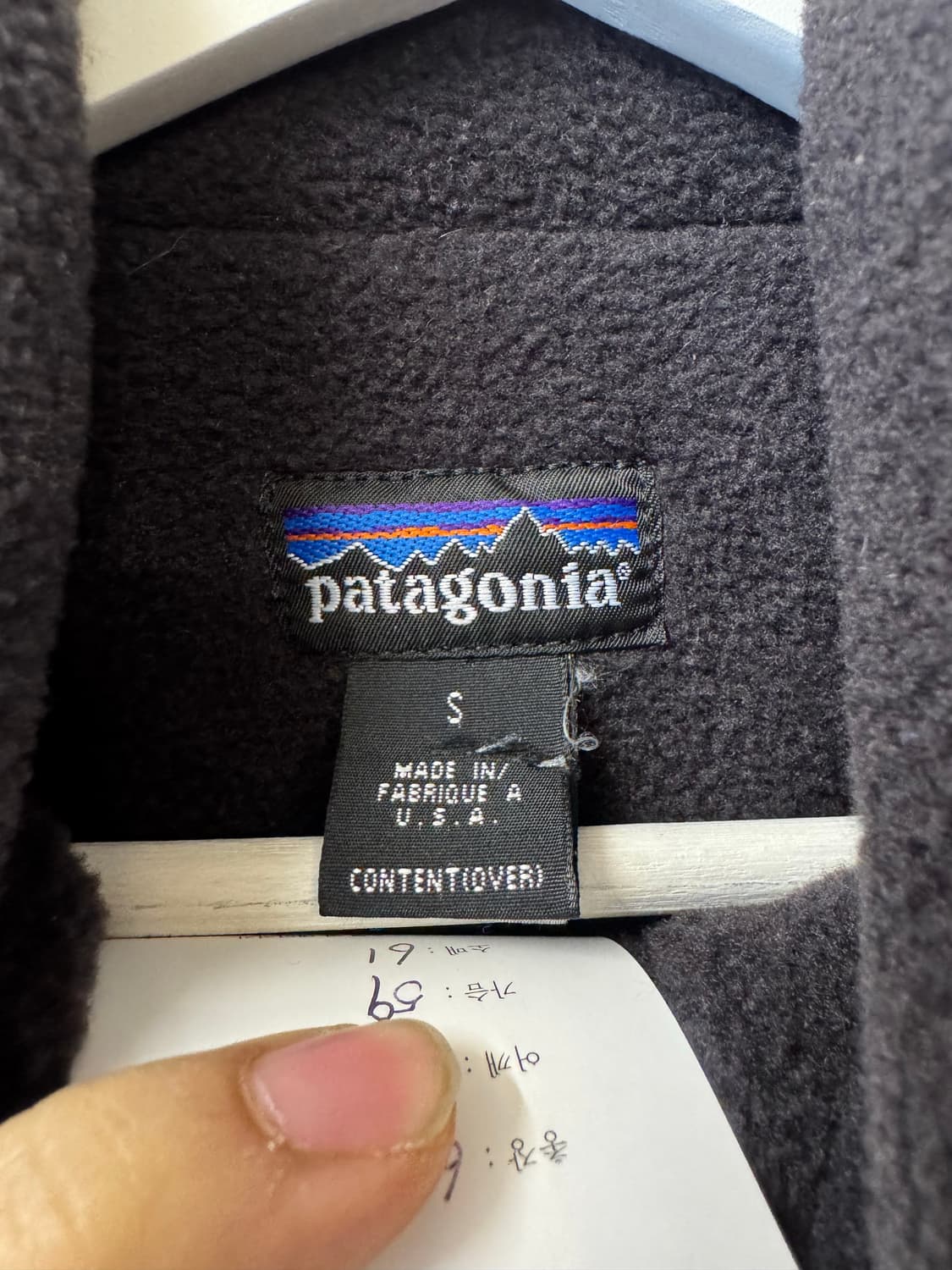 파타고니아 90s USA 쉘드 신칠라 자켓 S 상품이미지2