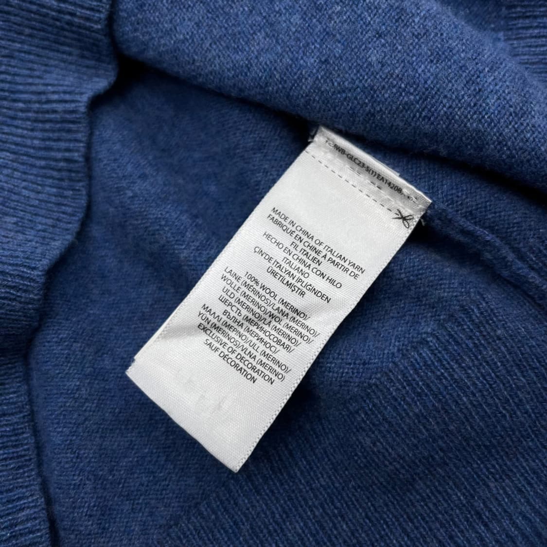폴로 랄프로렌 네이비포니 스카이블루 니트 L 상품이미지5