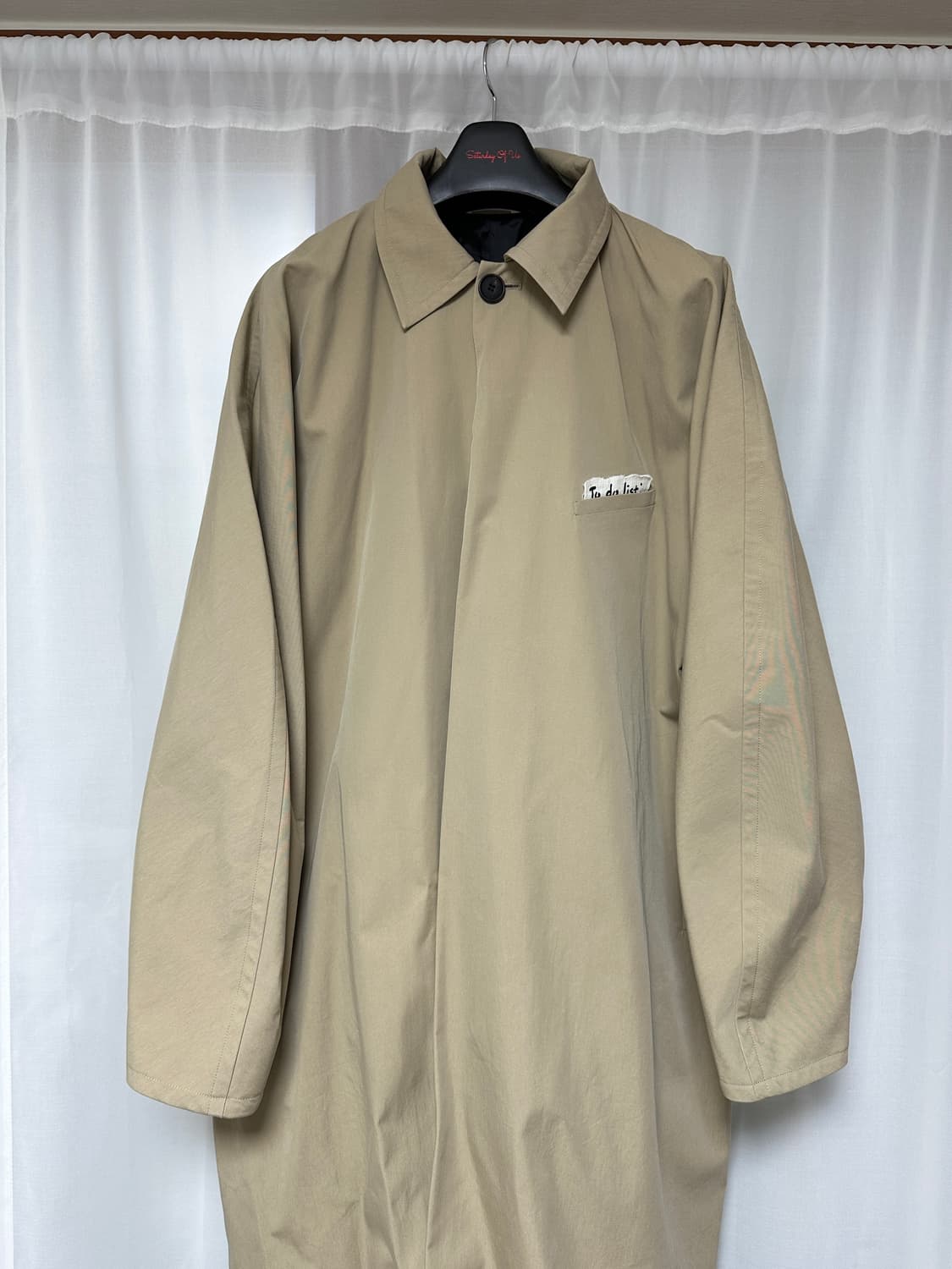 [L] STU 돌먼 코트 베이지 상품이미지2