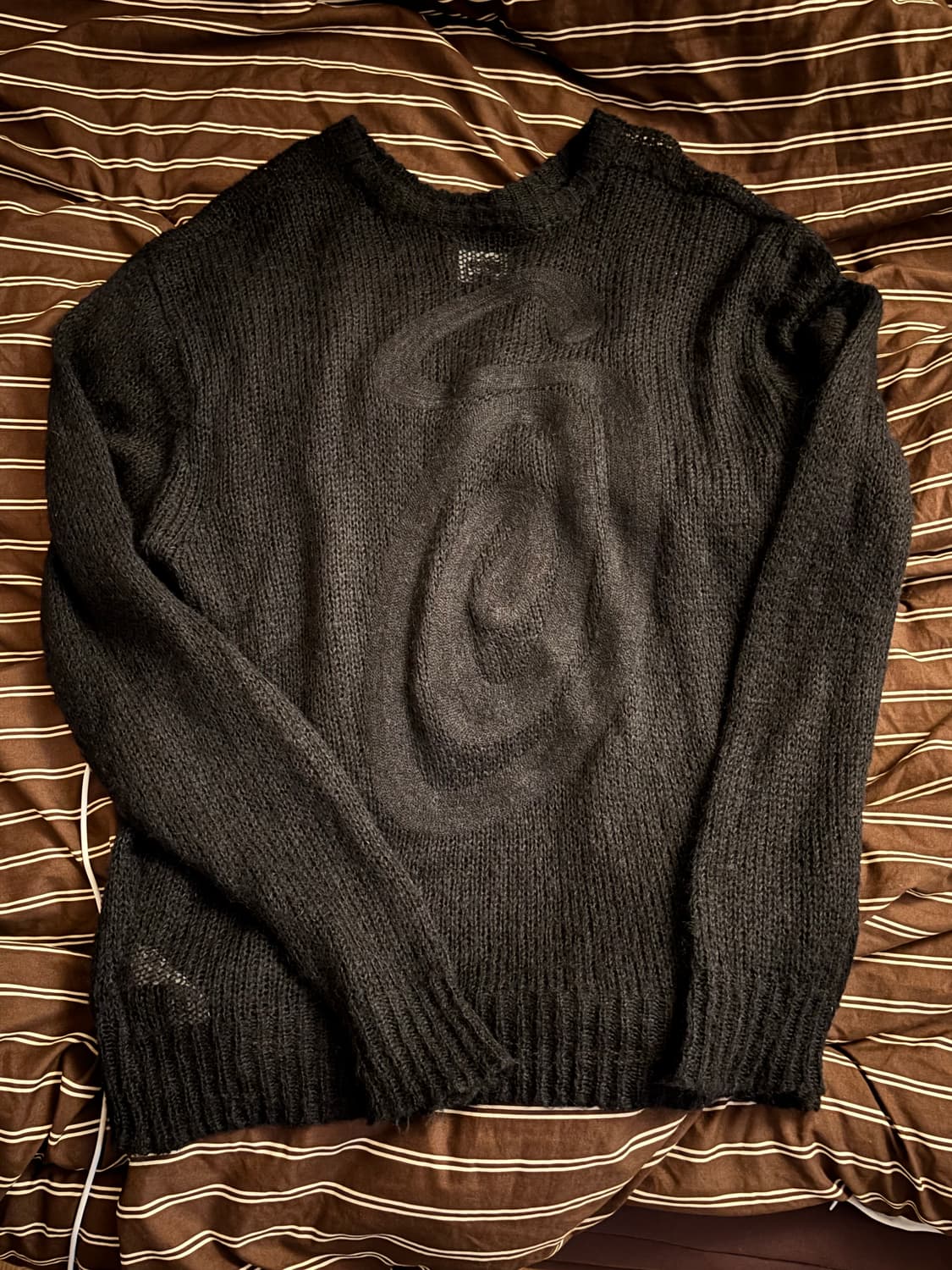 스투시 S컬리 니트 xl 상품이미지1