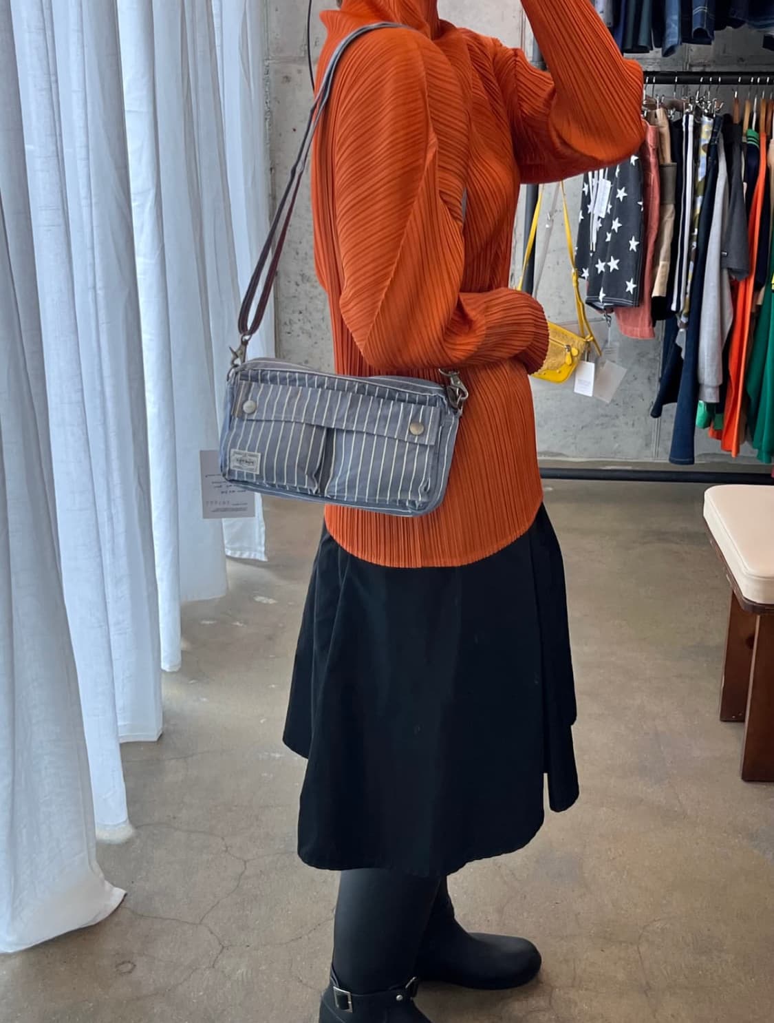 포터 3way 스트라이프 코튼백 상품이미지2