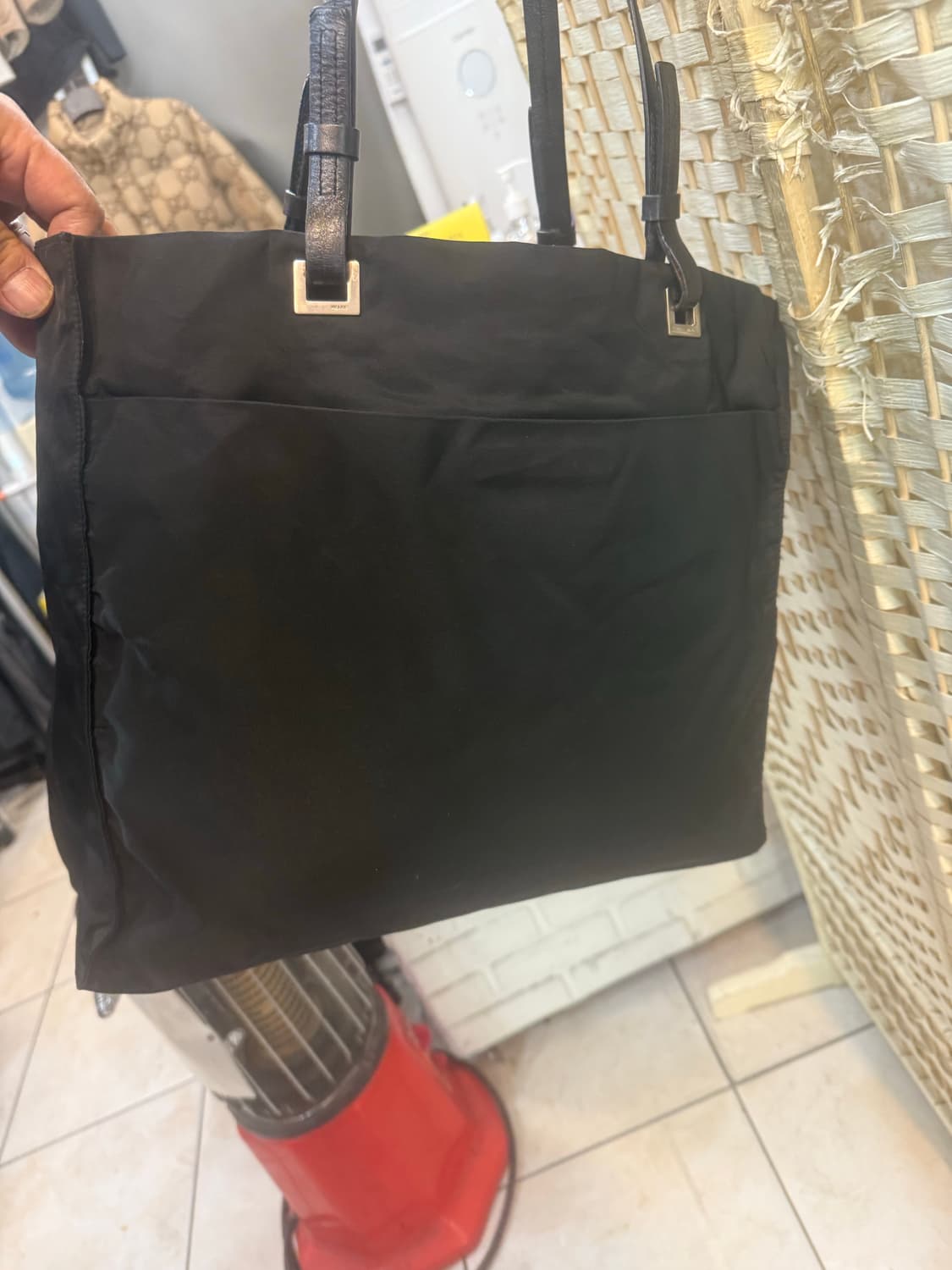 정품 프라다 나일론 쇼퍼백 팝니다 상품이미지4