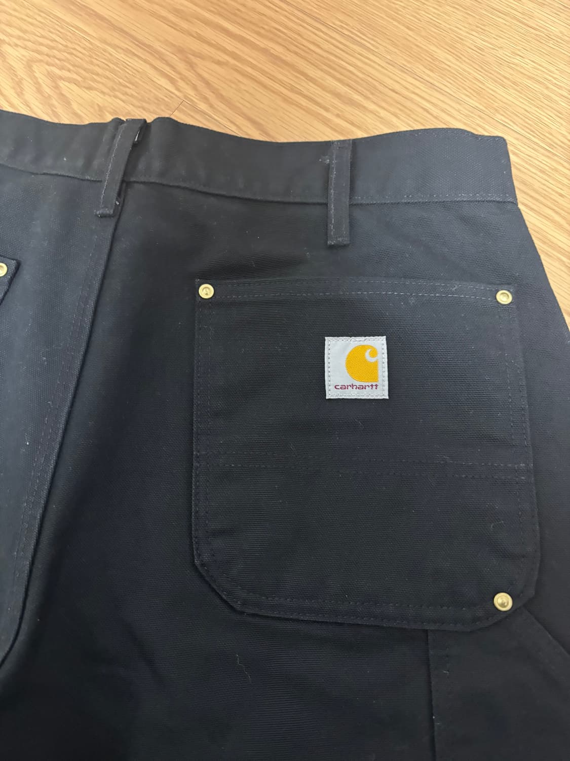 [36x30] 칼하트 b01 더블니 팬츠 블랙 상품이미지5